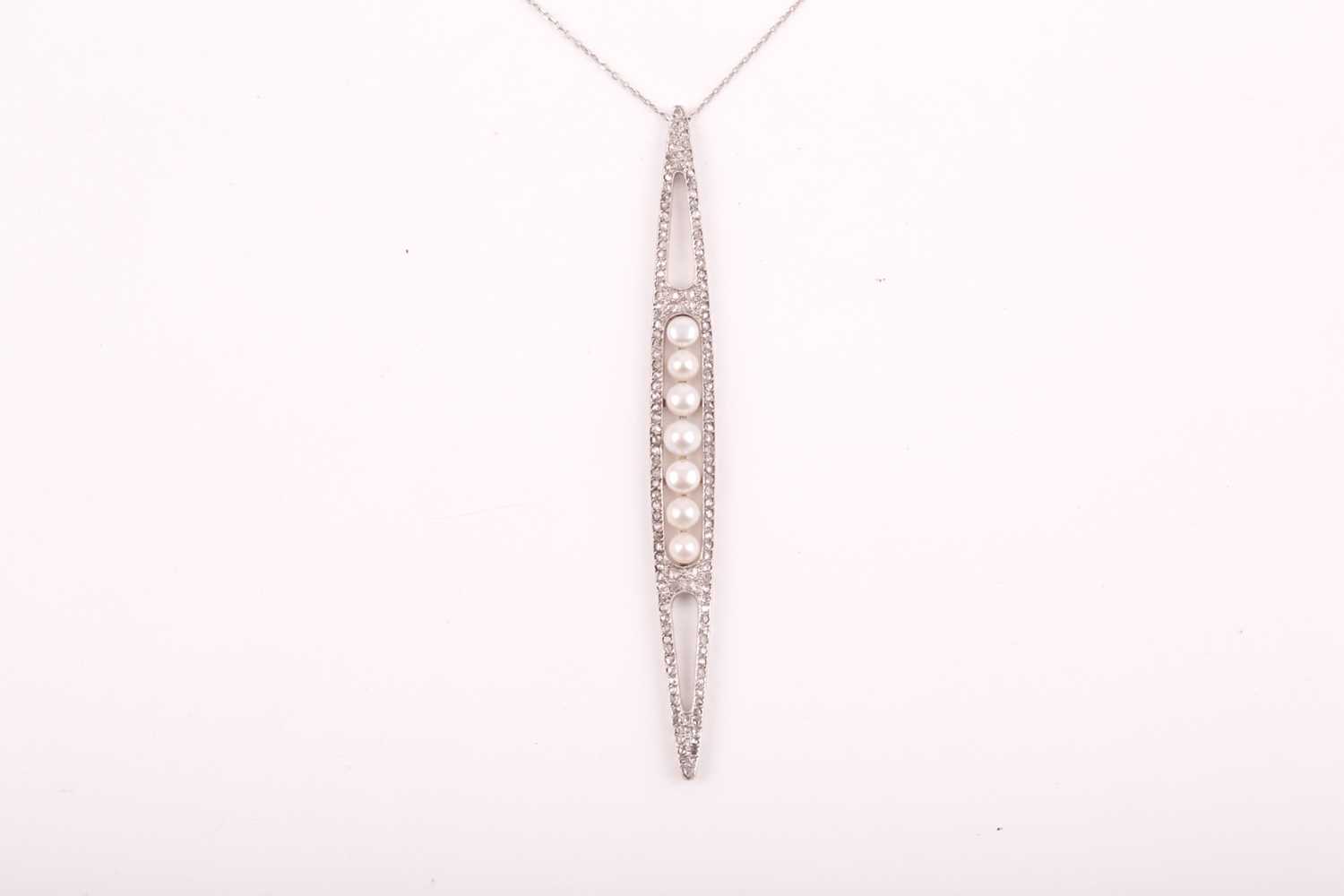 Lot 222 - An unusual converted Edwardian diamond and...