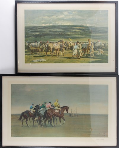 Lot 198 - Sir Alfred Munnings, 'October Meet' & 'In The...