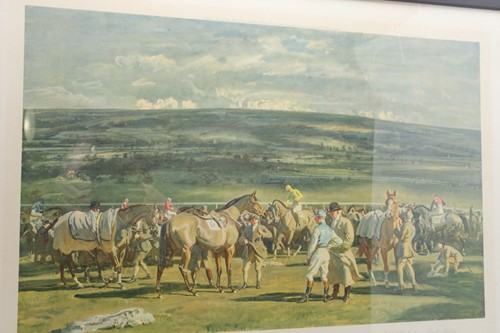 Lot 198 - Sir Alfred Munnings, 'October Meet' & 'In The...