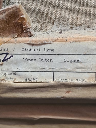 Lot 91 - Michael Lyne (1912-1989), 'Open Ditch', signed,...