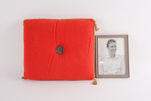 Lot 461 - A seat cushion from the investiture of the...