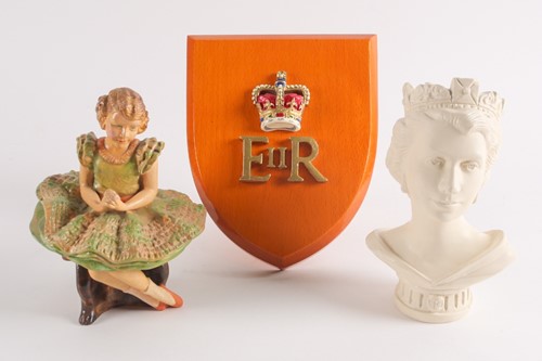 Lot 480 - A 1930's Wade cellulose figure of a young HRH...