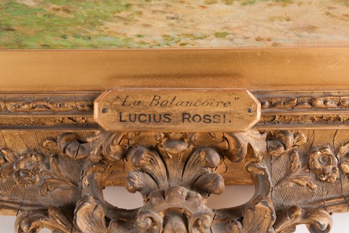 Lot 32 - Lucius Rossi (1846 – 1913) ‘La Balancaire’...