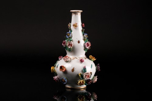 Lot 354 - A 19th century Meissen double gourd shaped...