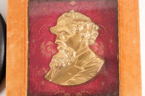 Lot 447 - A rare 19th-century plaster relief portrait...