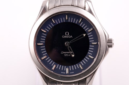 Lot 409 - An unusual Omega Seamaster stainless steel...