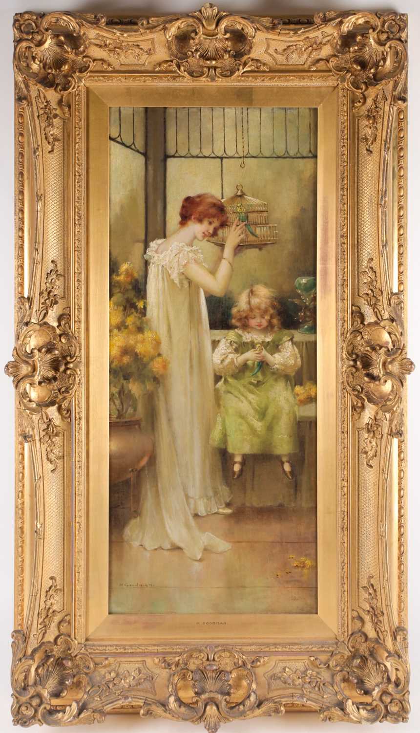Lot 119 - Maude Goodman (1860 – 1938), mother and child...