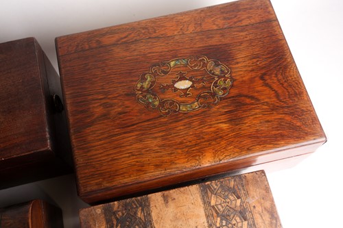 Lot 239 - A 19th century coromandel wood veneered sewing...