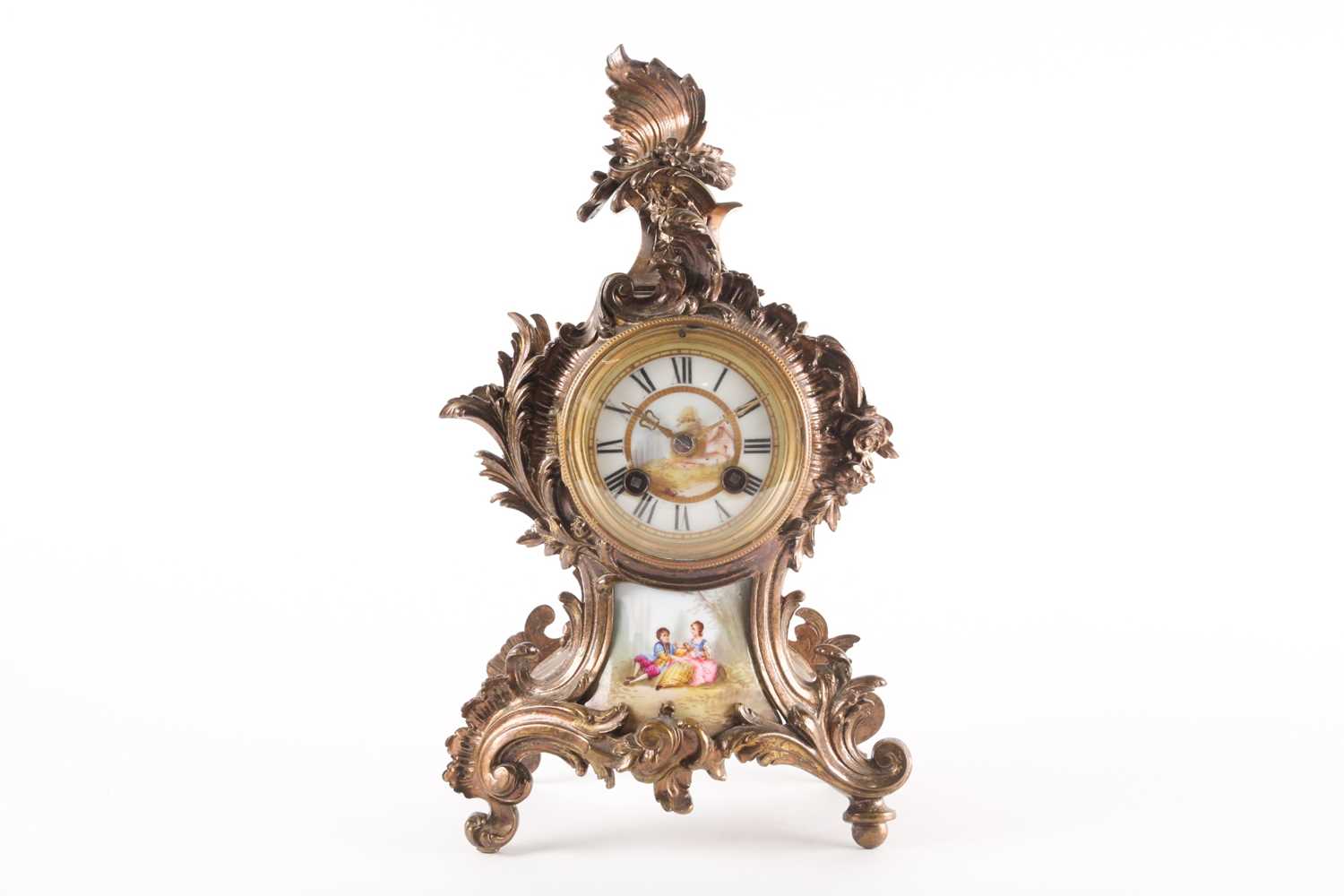 Lot 430 - A late 19th century Louis XV style gilt metal...