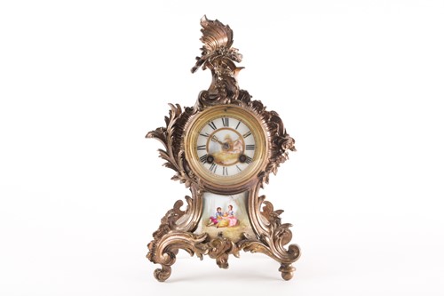 Lot 430 - A late 19th century Louis XV style gilt metal...