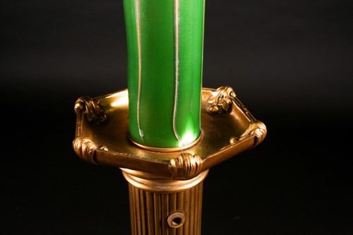 Lot 409 - A Tiffany & Co moulded glass and gilt bronze...