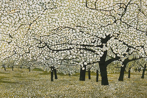 Lot 201 - Phil Greenwood (born 1943), 'Blossom', colour...