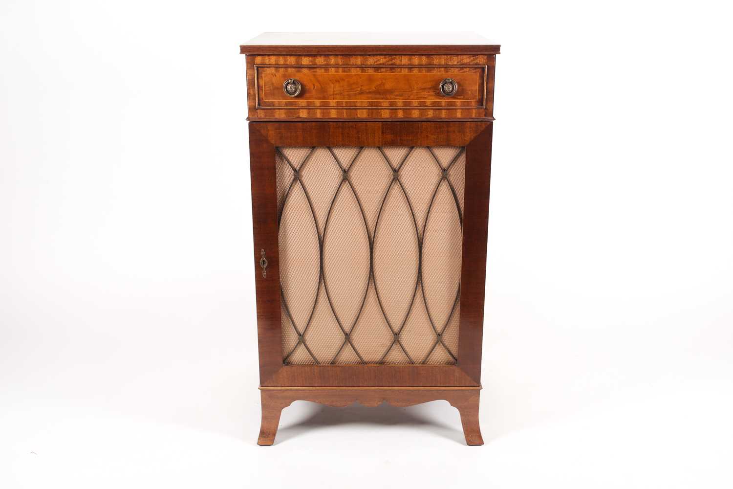 Lot 268 - A Regency style mahogany cabinet, 20th century,...