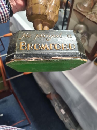 Lot 149 - A rare Bromford Man papier-mâché advertising...