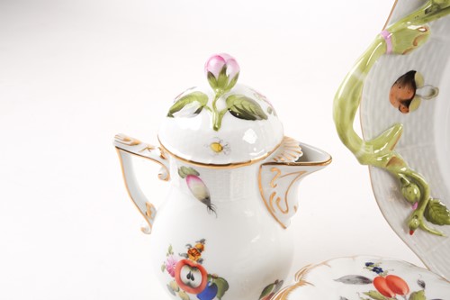 Lot 378 - Six items of Herend porcelain, variously...