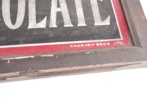 Lot 144 - An early 20th century "Cadbury's reverse...