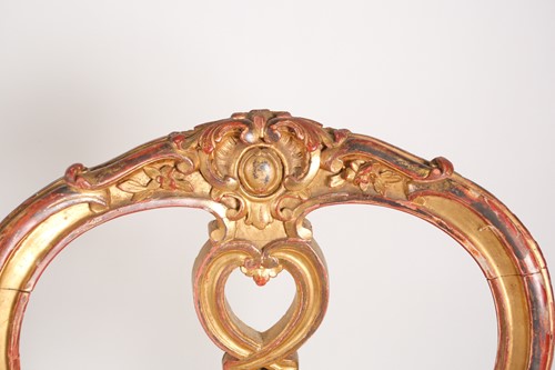 Lot 274 - Three Victorian carved wood and gilt gesso...