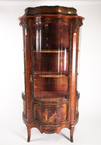Lot 275 - A Louis XIV style kingwood and Vernis Martin...