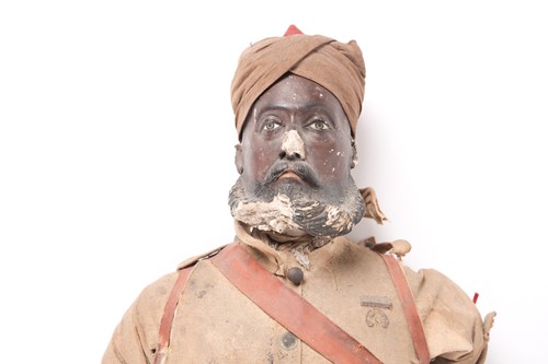 Lot 180 - A late 19th century Indian plaster figure of a...