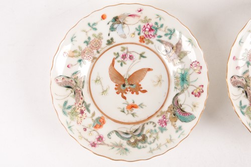 Lot 14 - A set of four Chinese Famille rose porcelain...