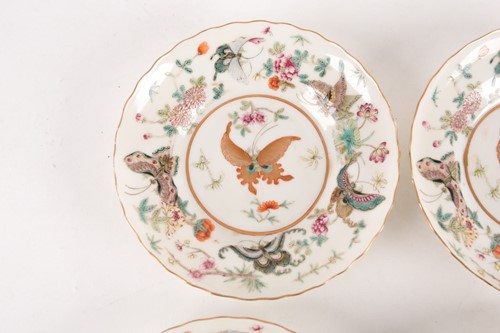 Lot 14 - A set of four Chinese Famille rose porcelain...