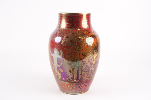 Lot 384 - A Pilkingtons Royal Lancastrian lustre vase,...