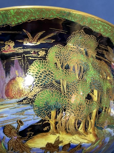 Lot 386 - A Wedgwood Fairyland lustre bowl designed by...