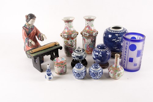 Lot 44 - A collection of Chinese ceramics, 19th century...