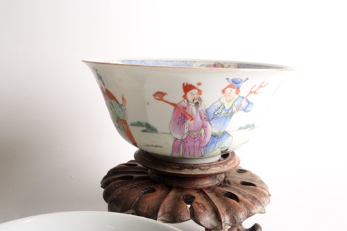 Lot 45 - A pair of Chinese thinly potted porcelain...
