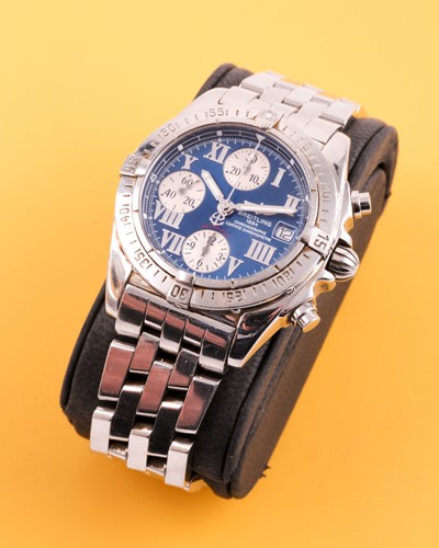 Lot 628 - A Breitling ref. A13358 stainless steel...