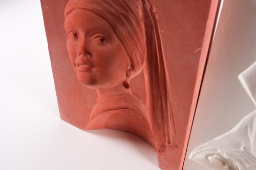Lot 111 - Late 20th-century school, two cast plaster...
