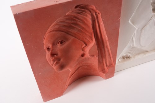 Lot 111 - Late 20th-century school, two cast plaster...