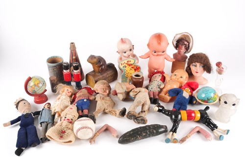 Lot 125 - A collection of early-late 20th-century toys,...