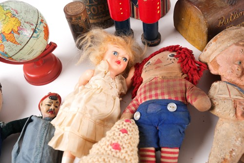 Lot 125 - A collection of early-late 20th-century toys,...