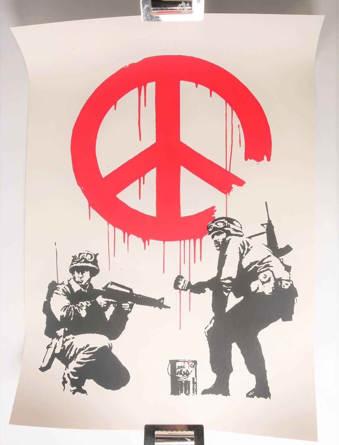 Lot 49 - After Banksy (British, b.1974), 'CND Soldiers',...