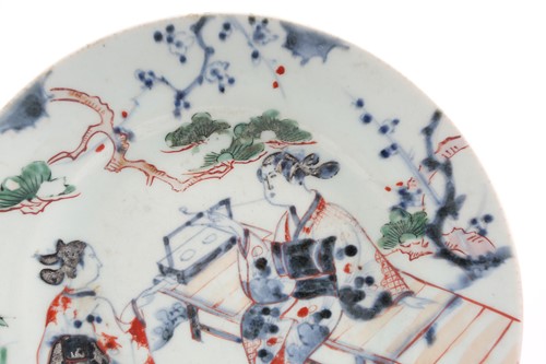 Lot 95 - A Japanese miniature porcelain vase, Edo...