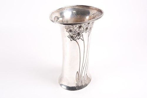 Lot 558 - A 20th century Italian silver (800) vase by...