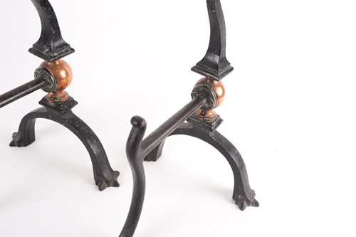 Lot 265 - William Tonks & Sons, a pair of cast iron and...