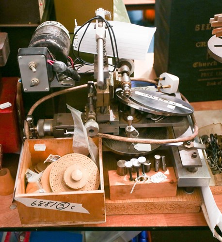 Lot 276 - A clockmakers/watchmakers wheel/ gear cutting...