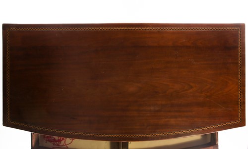 Lot 176 - A George III North Country mahogany bowfront...