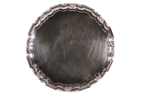 Lot 549 - An early 20th-century Scottish heavy silver...