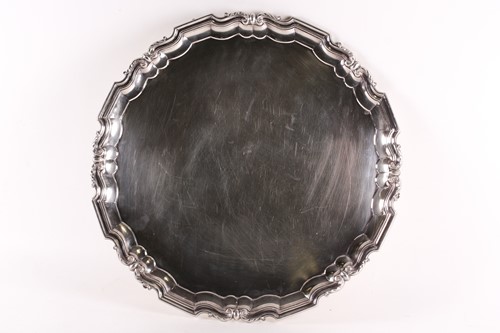 Lot 549 - An early 20th-century Scottish heavy silver...