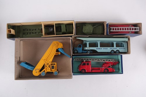 Lot 261 - A collection of six boxed Dinky Supertoys...