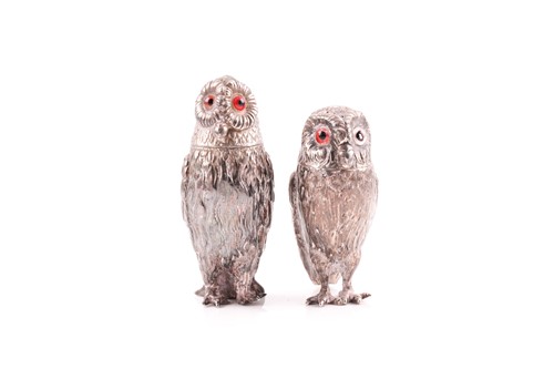 Lot 535 - A Victorian owl peppertette; Sheffield 1851 by...