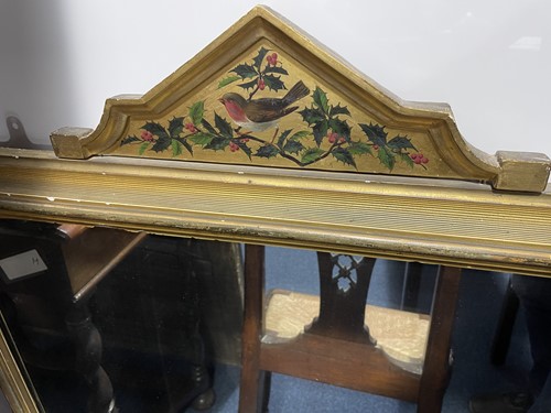 Lot 186 - A late 19th century carved wood and gilt gesso...