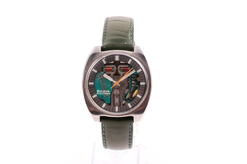 Lot 616 - A Bulova Accutron stainless steel cased...