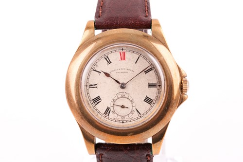 Lot 670 - Longines for Boodle & Dunthorne. An unusual...