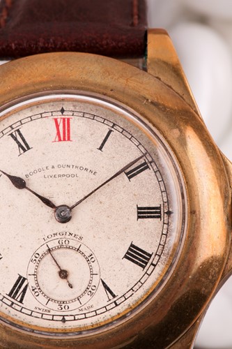 Lot 670 - Longines for Boodle & Dunthorne. An unusual...