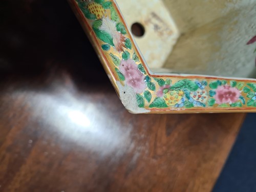 Lot 137 - A Chinese Famille rose porcelain planter and...
