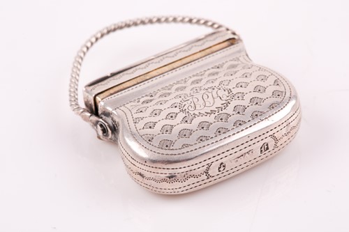 Lot 574 - A George IV silver vinaigrette by Ledsam, Vale...